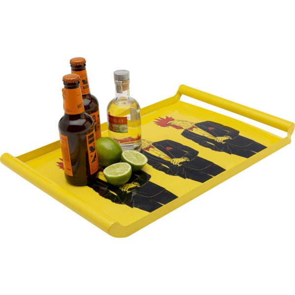 Поднос Gallo, коллекция "Петух" 49*3*30, Сталь, Мультиколор — изображение 5