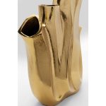 Ваза Flame, коллекция "Пламя" 19*25*7, Алюминий, Золотой — изображение 5