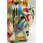 Ваза Heart, коллекция "Сердце" 20*25*18, Полирезин, Золотой — изображение 5