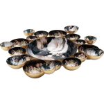 Чаша декоративная Roses, коллекция "Розы" 40*9*40, Сталь, Мультиколор — изображение 5