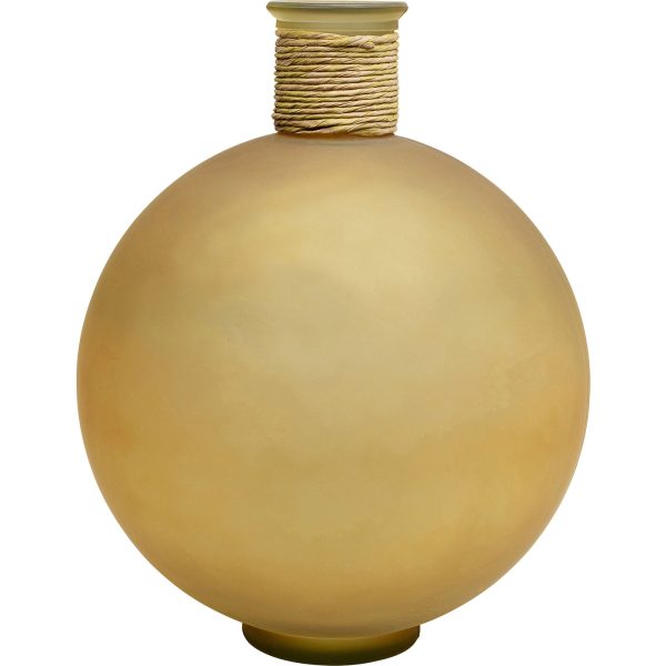 Ваза Isola, коллекция "Остров" 34*44*34, Стекло, Желтый — изображение 5