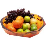 Чаша Origami, коллекция "Оригами" 34*9*34, Стекло, Оранжевый — изображение 5