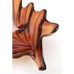 Чаша декоративная Leaf, коллекция "Лист" 35*11*35, Стекло, Красный — изображение 5