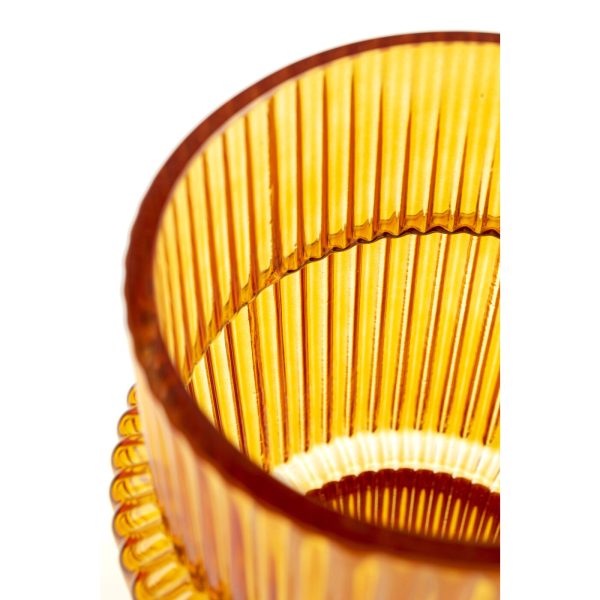 Ваза Bella, коллекция "Белла" 14*26*14, Стекло, Оранжевый — изображение 5