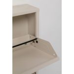 Шкаф для обуви Caruso, коллекция "Карузо" 50*104*15, Сталь, Кремовый — изображение 5