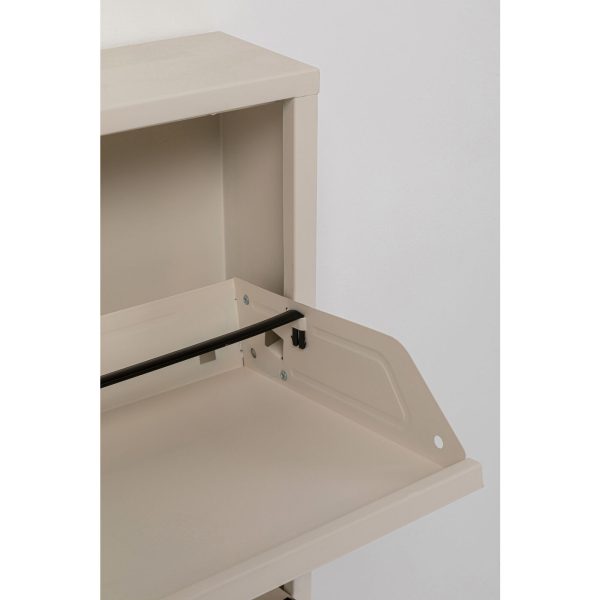 Шкаф для обуви Caruso, коллекция "Карузо" 50*104*15, Сталь, Кремовый — изображение 5