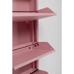 Шкаф для обуви Caruso, коллекция "Карузо" 50*173*15, Сталь, Розовый — изображение 5
