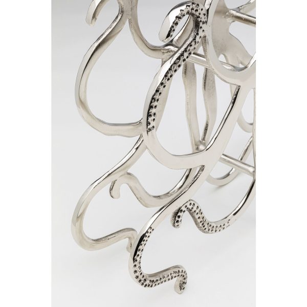 Стеллаж для бутылок Octopus, коллекция "Осьминог" 44*49*11, Алюминий, Серебряный — изображение 5