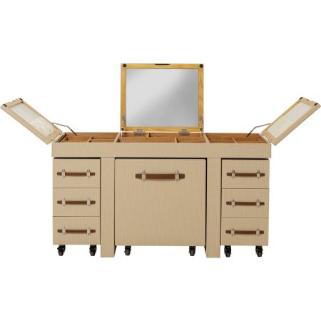 Столик туалетный + пуф + 2 тумбы Venezia