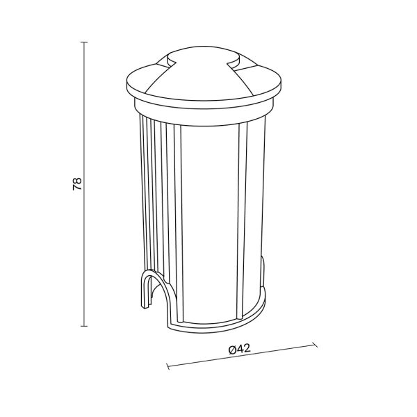 Встраиваемый-светильник-Outdoor-O044DL-L1S3K1-2 Встраиваемый светильник Outdoor O044DL-L1S3K1 — изображение 3