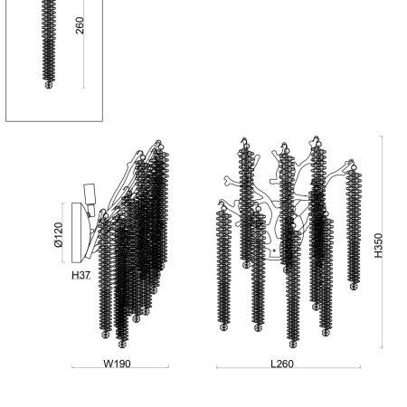 Настенный светильник (бра) Freya FR1010WL-02G