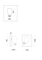 Настенный светильник (бра) Freya FR5372WL-01BS