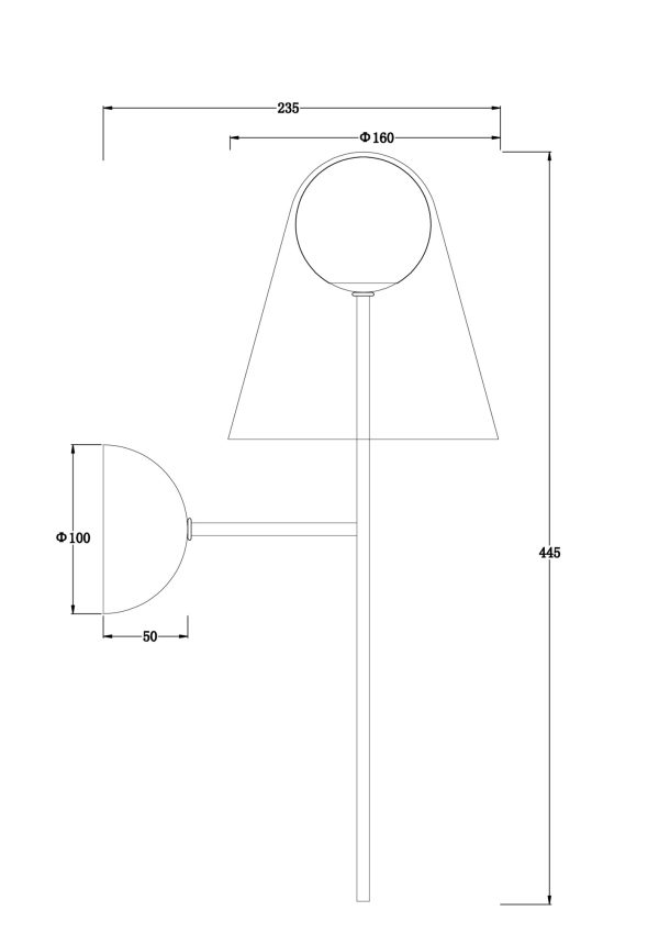 Настенный светильник (бра) Freya FR5382WL-01BS — изображение 3