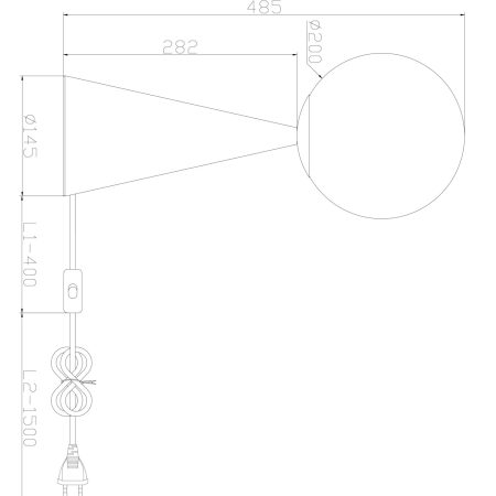 Настольный светильник Freya FR5289TL-01BS