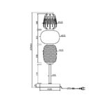 Настольный светильник Maytoni MOD267TL-L28CH3K