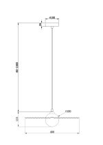 Подвесной светильник Freya FR5390PL-01B