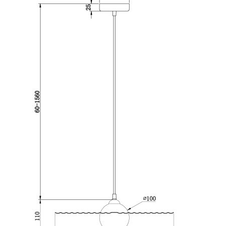 Подвесной светильник Freya FR5390PL-01B