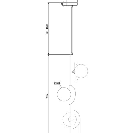 Подвесной светильник Freya FR5391PL-03CFL