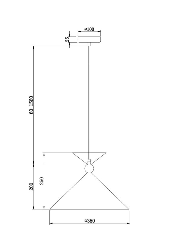 Подвесной светильник Freya FR5392PL-01W1