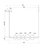 Подвесной светильник Freya FR5396PL-L11BS