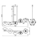 Подвесной светильник Maytoni MOD207PL-05BS