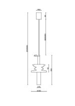 Подвесной светильник Maytoni MOD255PL-01B2
