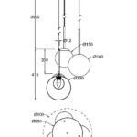 Подвесной светильник Maytoni MOD521PL-03G