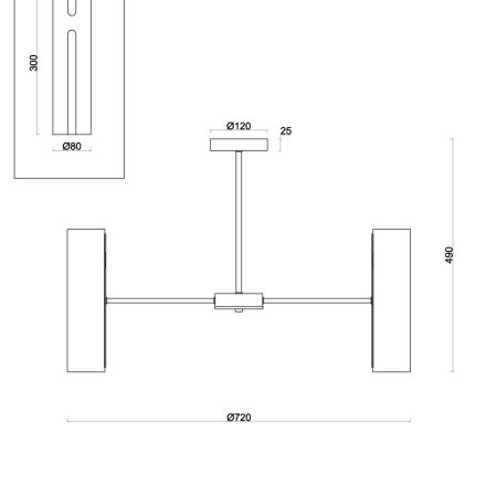 Потолочный светильник Freya FR5368CL-14BS