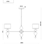 Потолочный светильник Freya FR5369CL-08BS