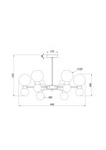 Потолочный светильник Freya FR5394CL-12BS
