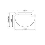 Потолочный светильник Maytoni MOD270CL-01G