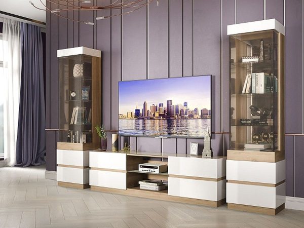 Стол «Хилтон» КМК 0651.25, Дуб сонома/Белый глянец — изображение 3