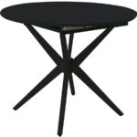 Стол «Сидней СВ» стекло черное