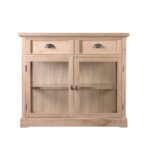 Комод Ковентри со стеклянными дверцами узкий