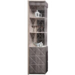 Шкаф с витриной «Монако П» КМК 0673.7