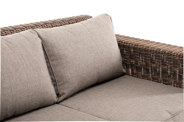 "Боно" диван из искусственного ротанга трехместный, цвет коричневый — изображение 4