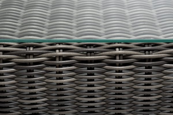 "Боно" журнальный столик из искусственного ротанга, цвет графит — изображение 5