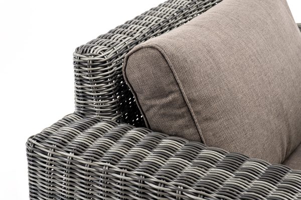 "Боно" кресло из искусственного ротанга, цвет графит — изображение 4