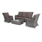 "Гляссе" лаунж-зона из искусственного ротанга