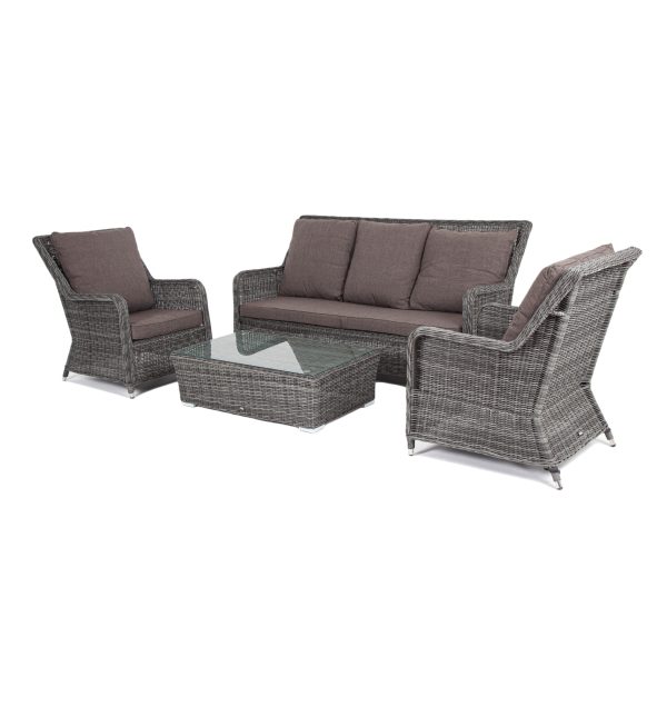 "Гляссе" лаунж-зона из искусственного ротанга