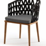 "Диего" стул плетеный из роупа