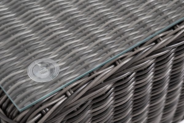 "Капучино" лаунж-зона из искусственного ротанга, цвет графит — изображение 5