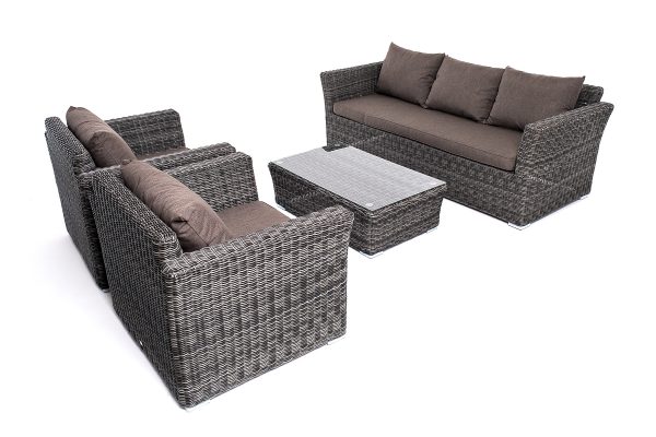 "Капучино" лаунж-зона из искусственного ротанга