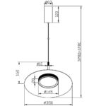 Подвесной светильник Maytoni MOD041PL-L15B3K1