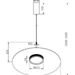 Подвесной светильник Maytoni MOD041PL-L15W3K1