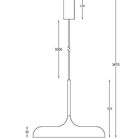Подвесной светильник Maytoni MOD189PL-L18B3K1