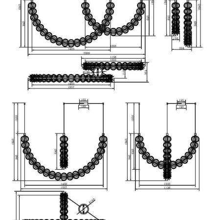 Подвесной светильник Maytoni MOD216PL-L55G3K