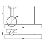 Подвесной светильник Maytoni MOD247PL-L49BK