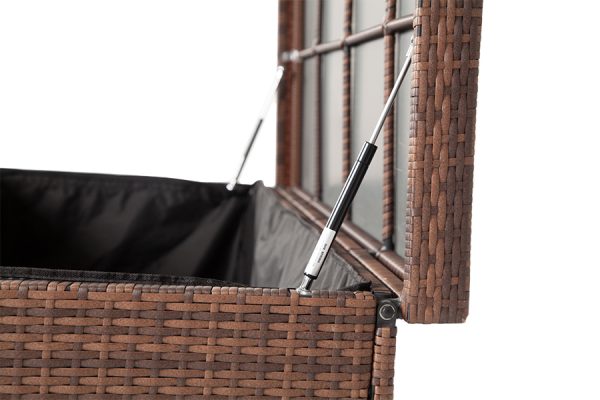 "Порту" сундук водонепроницаемый из искусственного ротанга, цвет коричневый — изображение 3