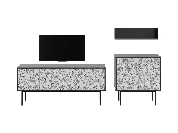 Композиция Boho Color 4 черный, с принтом — изображение 2